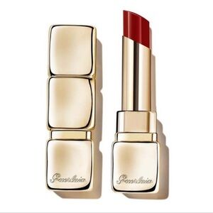 NIB Guerlain Kisskiss Shine Bloom Lip Colour 819 Corolla Rouge Red